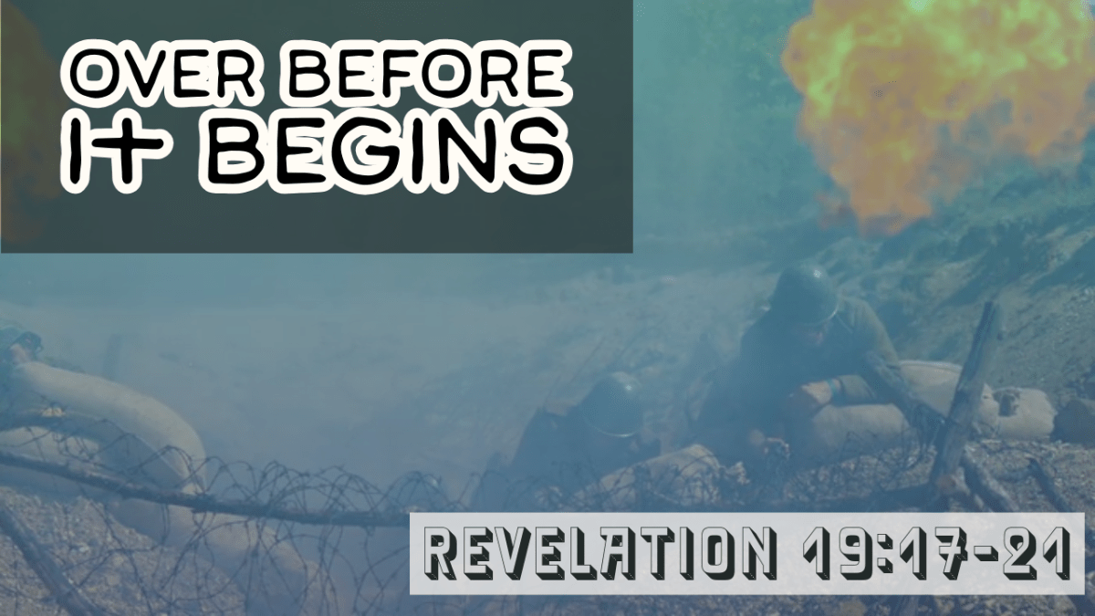 Over Before It&nbsp;Begins