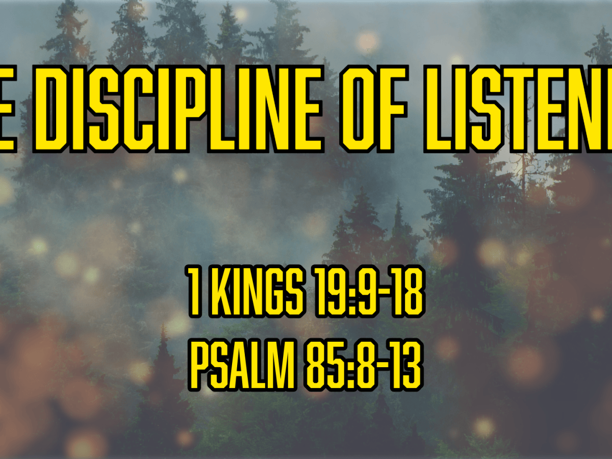 The Discipline of&nbsp;Listening