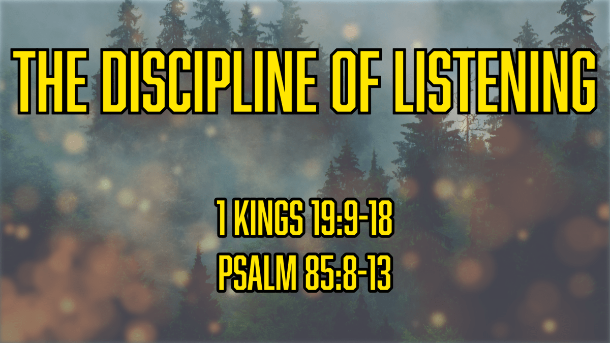 The Discipline of&nbsp;Listening